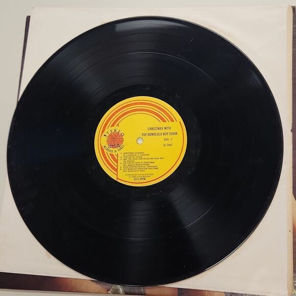 Christmas with The Honolulu Boy Choir 1980 Vinyl Record Album Vintage - Picture 7 of 7